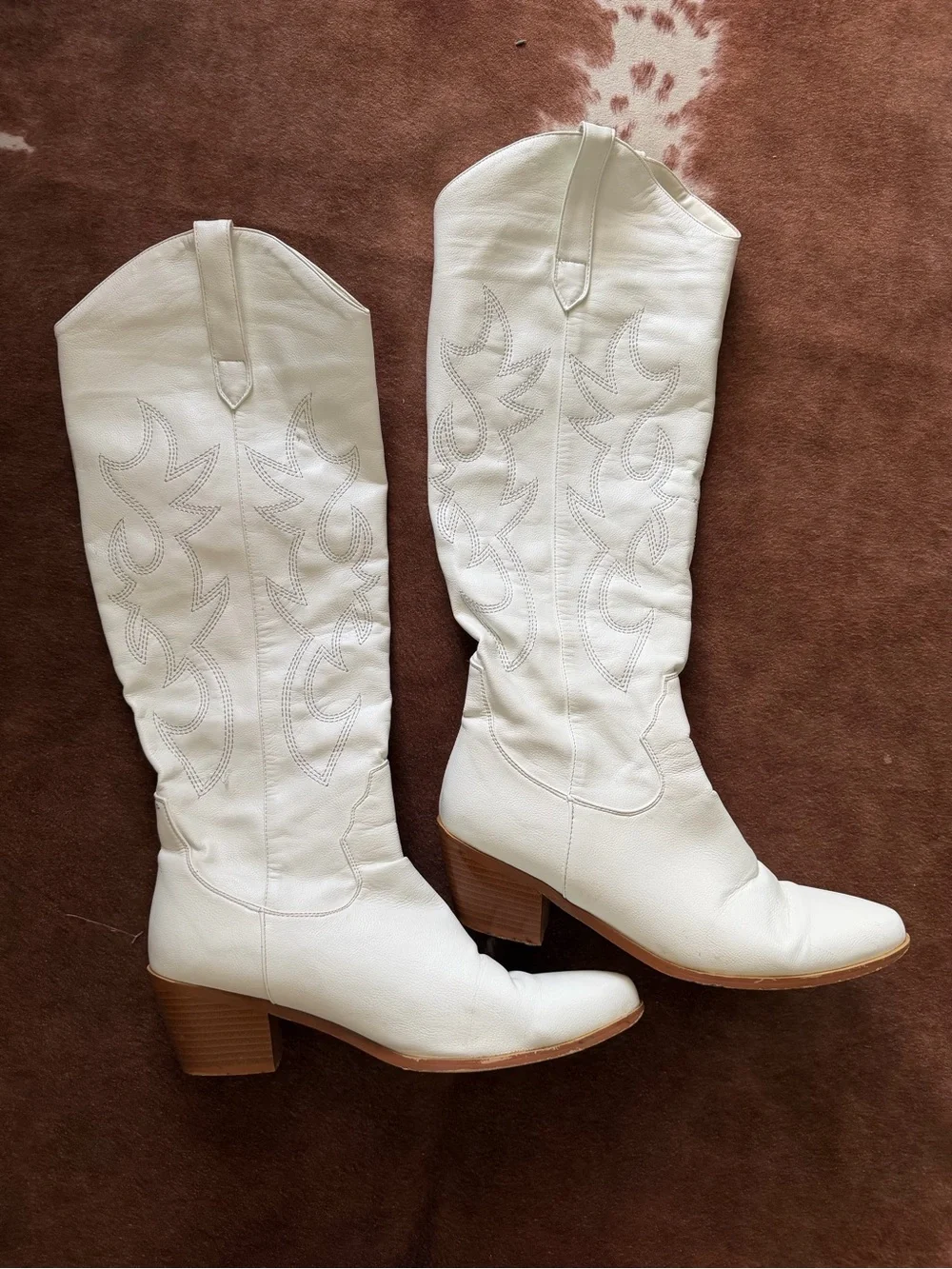 White Western Cowboy Boots